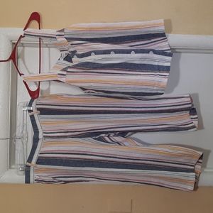 Women's Capri Pants and Top Set Liz Claiborne Large